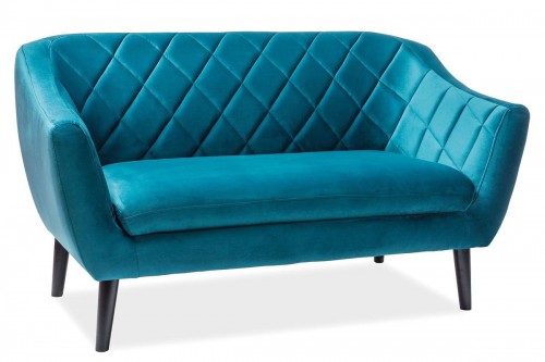 Диван Molly Velvet 2 SIGNAL Бирюзовый